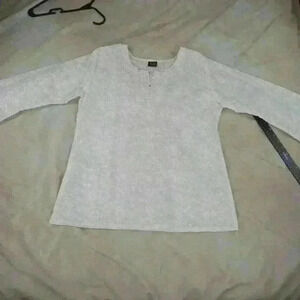 AARI Made in india Boho Embroidered White Tunic Size XL